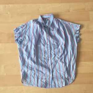 Madewell Joey Stripe Central Shirt - xs